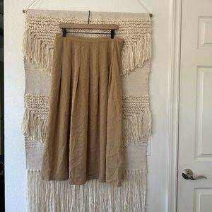 Polo Ralph Lauren Box Pleat Midi Skirt